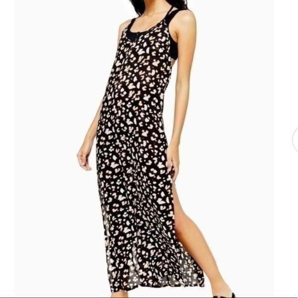 Topshop Tie Dye Spot Maxi‎ Beach Dress